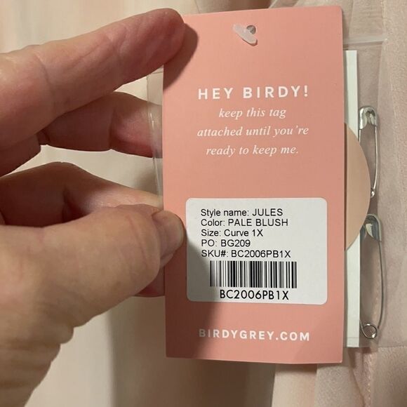 Birdy Grey JULES DRESS - PALE BLUSH - Picture 7 of 10